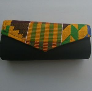 African print clutch